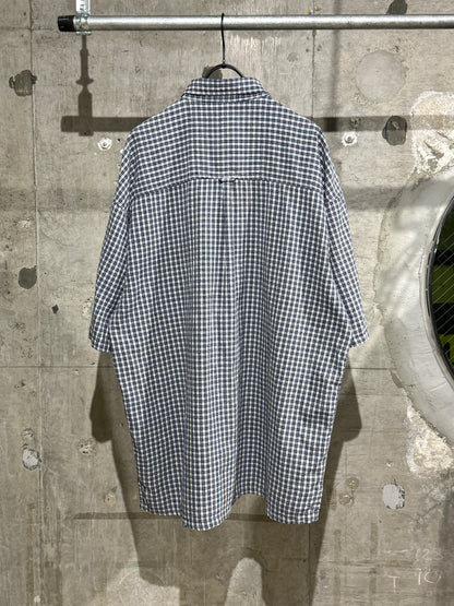 00s RESULTS Lightweight Zip-up Plaid Shirt