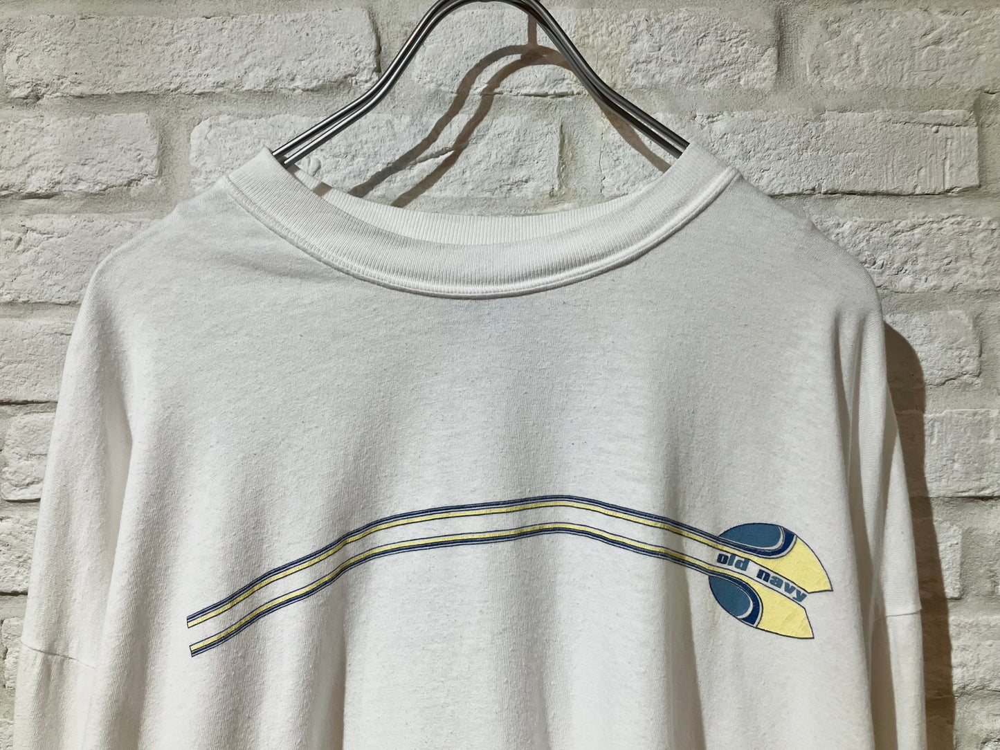 "OLD NAVY" 00s Printed LS Tee