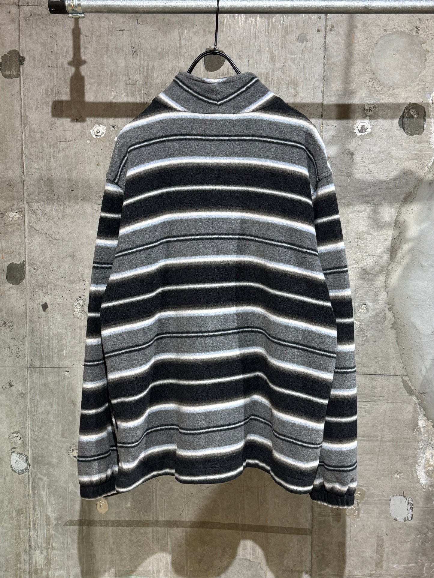 00's Striped Fleece Jacket