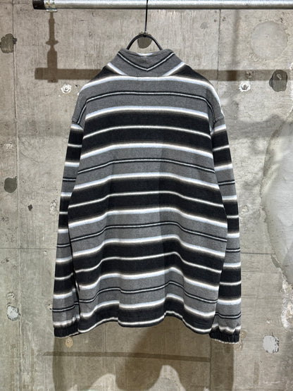 00's Striped Fleece Jacket