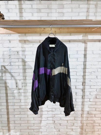 "BILL BLASS" Old Oversized Design Silk Blouson