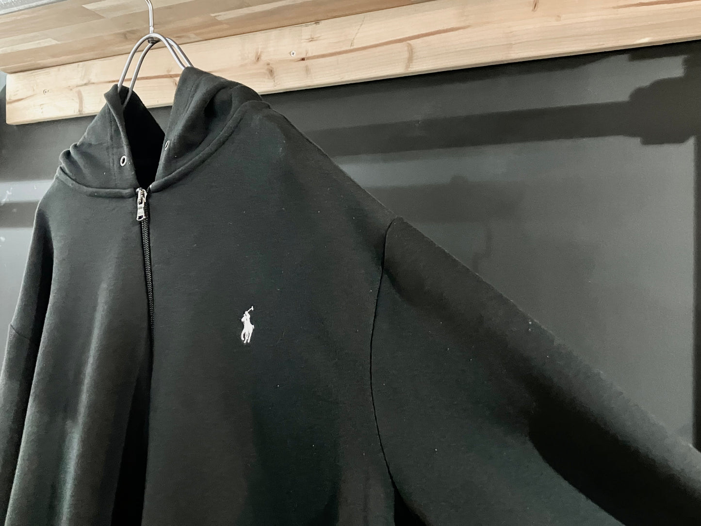"RALPH LAUREN" 10s Oversized Zip Hoodie