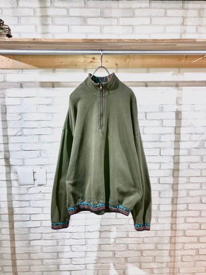 "BACHRACH" Old Design 3D Knit×Sweat