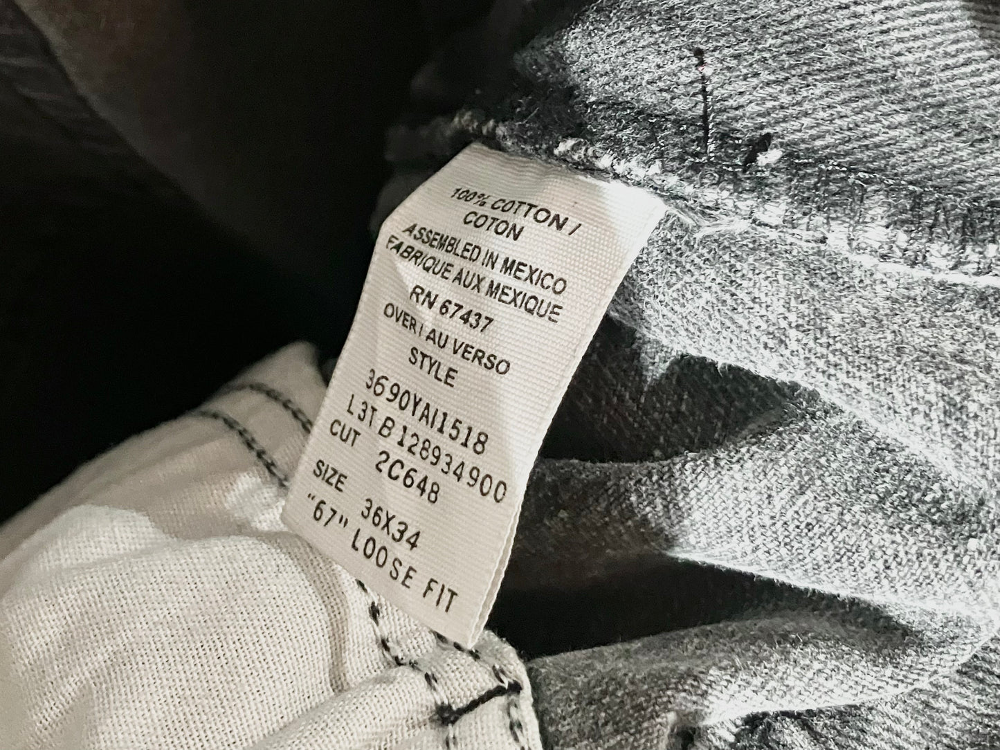 "POLO JEANS CO" Old Wide Denim Pants