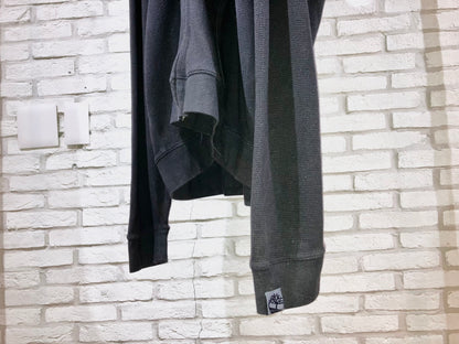 "Timberland" Old Oversized Themal Zip Hoodie