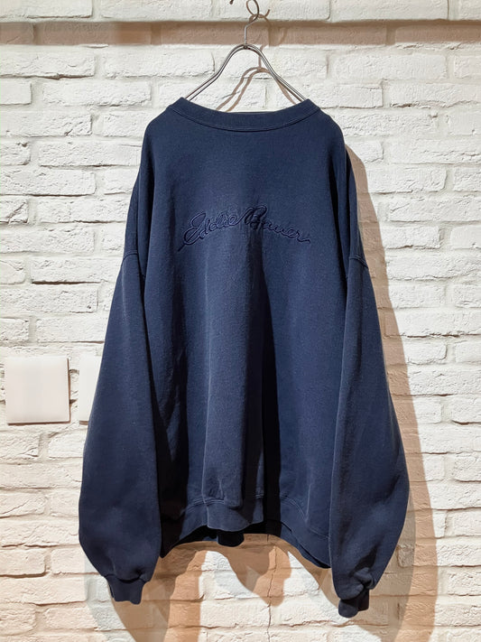 "Eddie Bauer" Old Oversized Embroidery Sweat