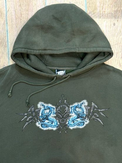 00s Top Heavy Tribal Dragon Hoodie