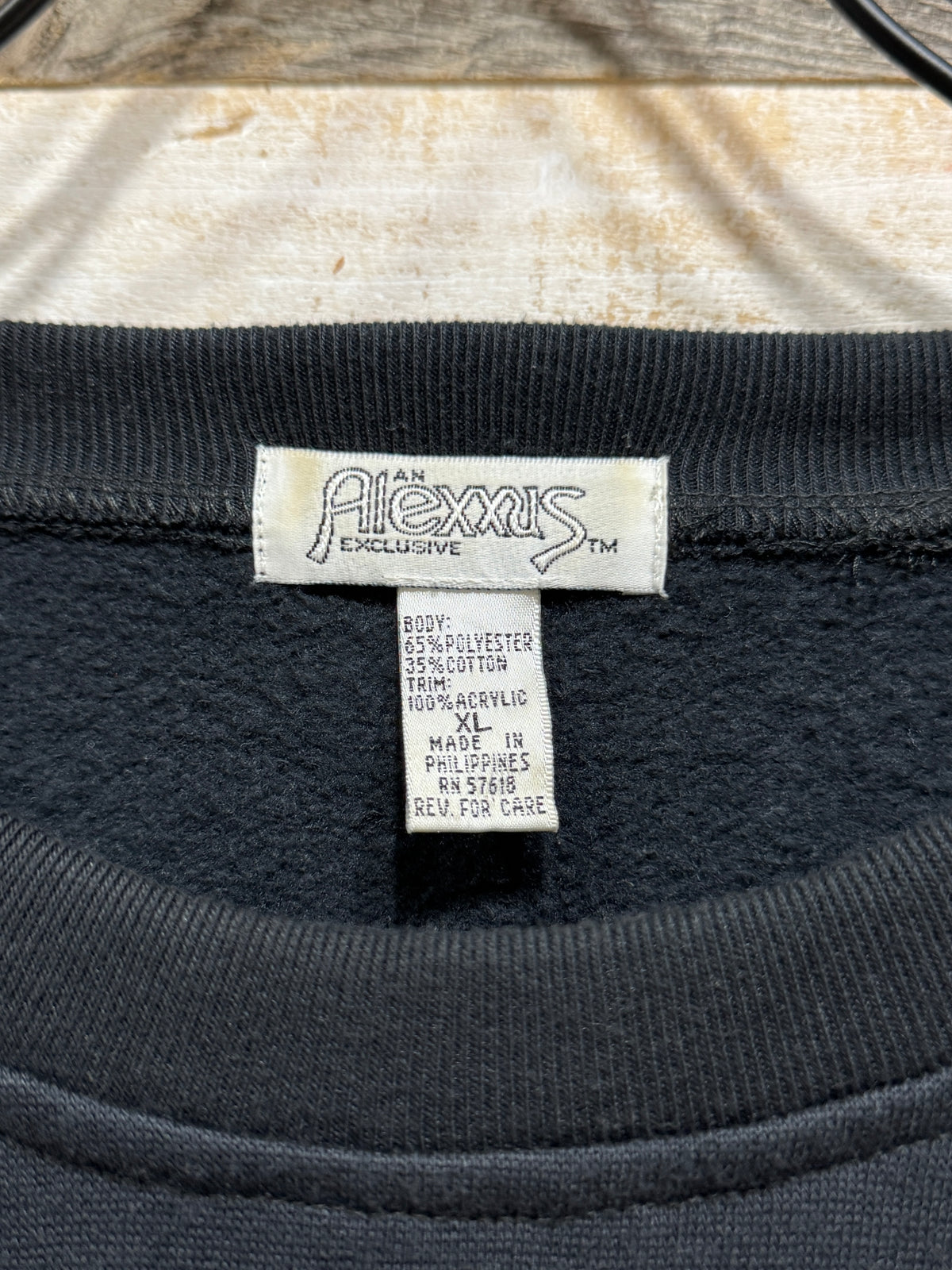 Old 3D Knit Paneled Sweatshirt