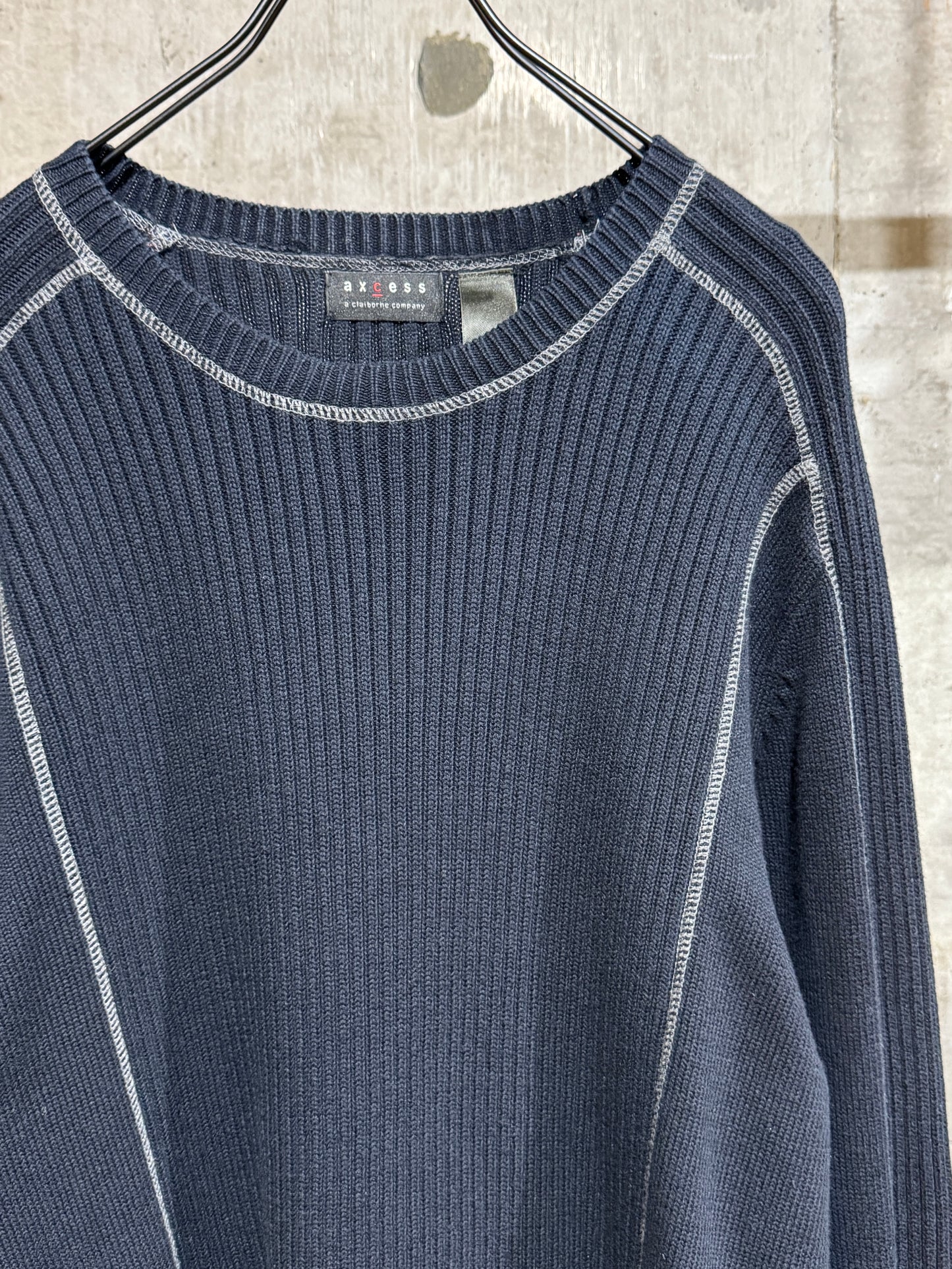 00s Axess Stitch Design Sweater