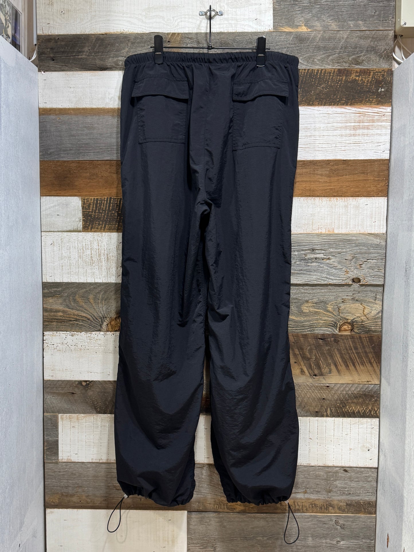 Nylon Parachute Wide Pants