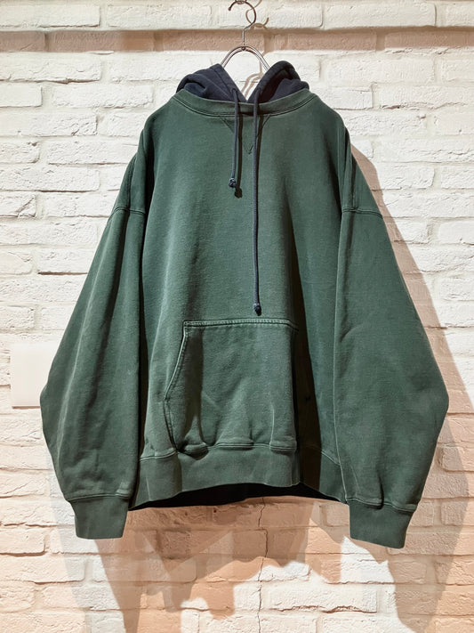 10s Design Fake Layerd Hoodie