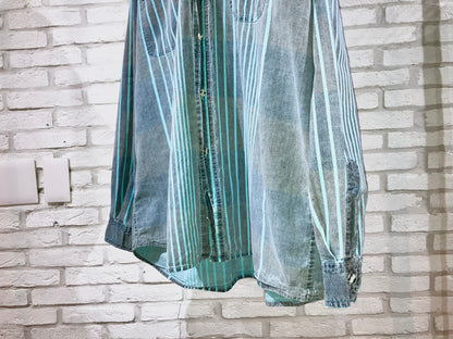"SASSON" Old Design Stripe Shirt