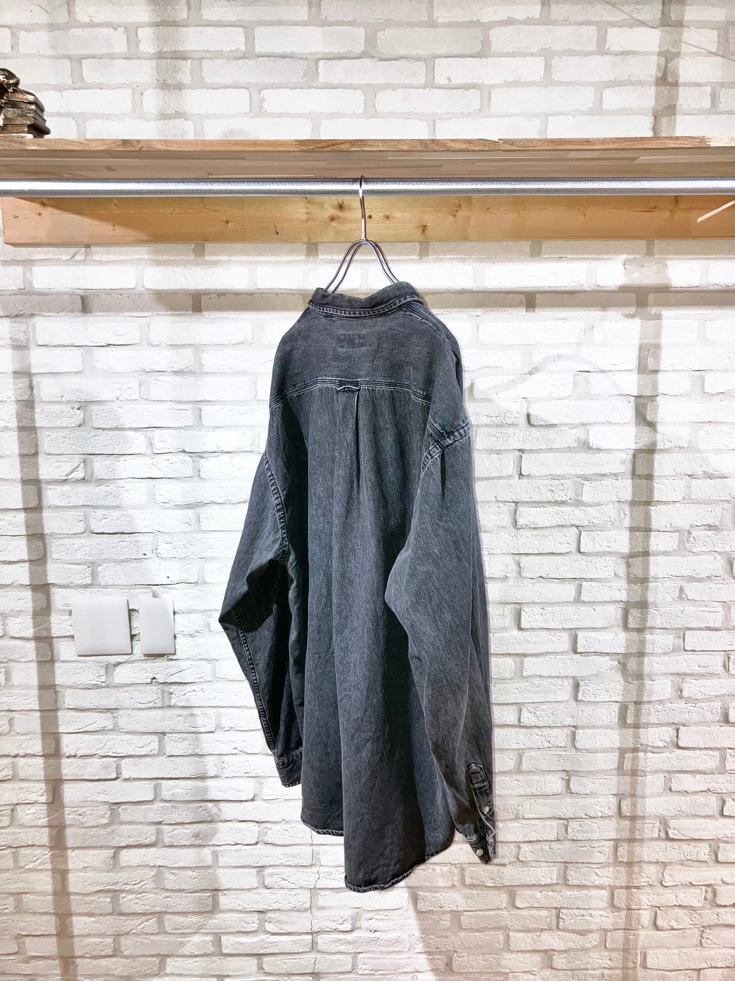 "ST JOHN'S BAY" Old Oversized Denim Shirt