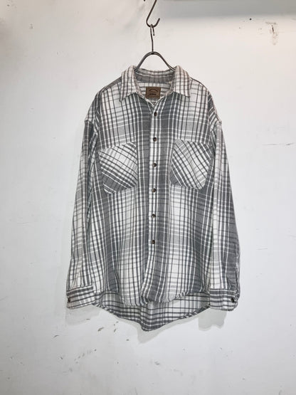 "ST JOHN'S BAY" Old Heavy Flannel Check Shirt