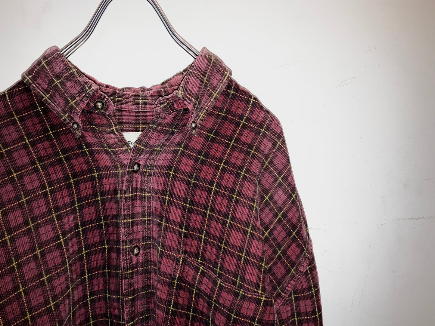 "Eddie Bauer" 00s Couduroy Check Shirt