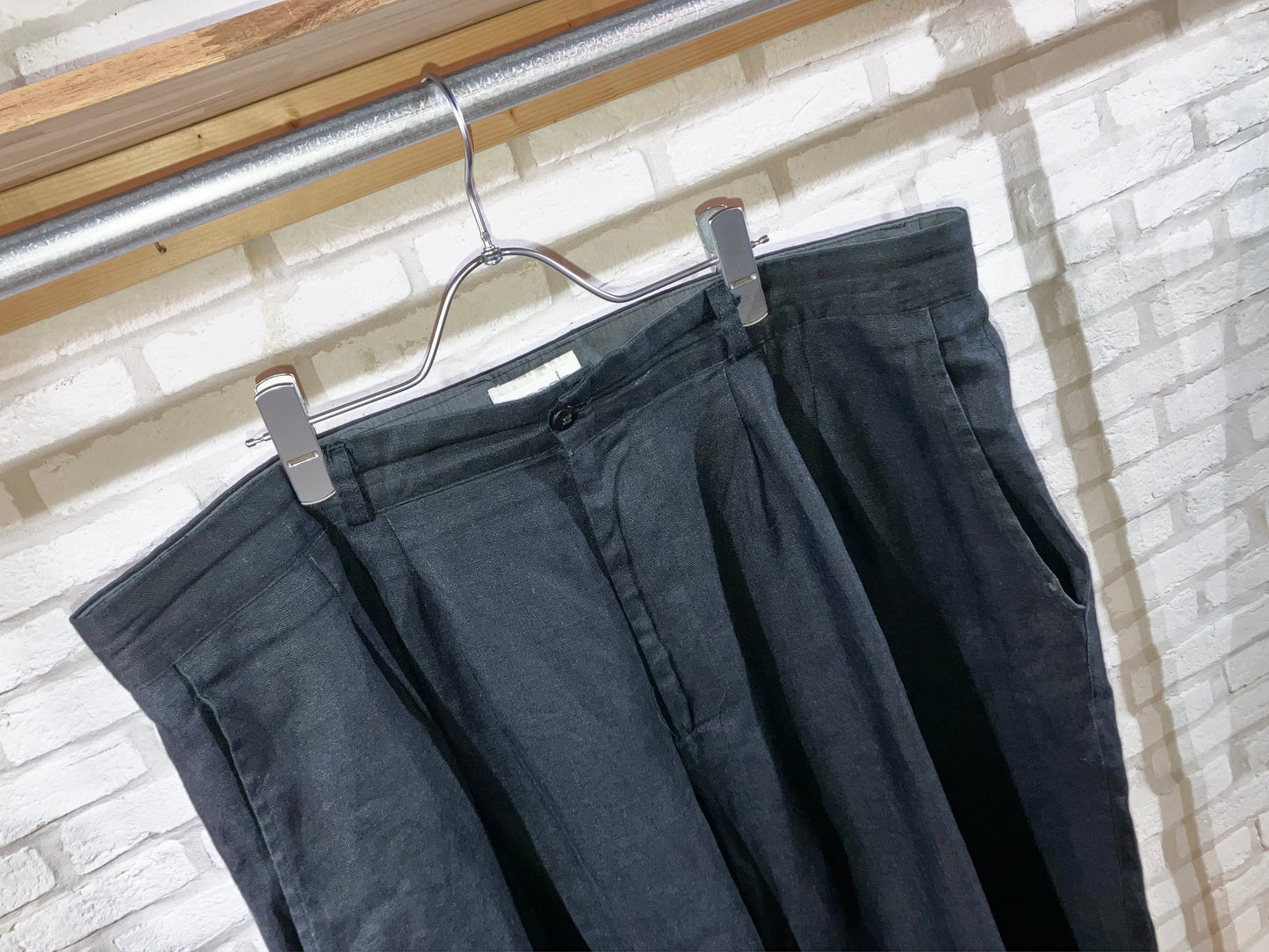 "smash" Old Superwide Linen Slacks
