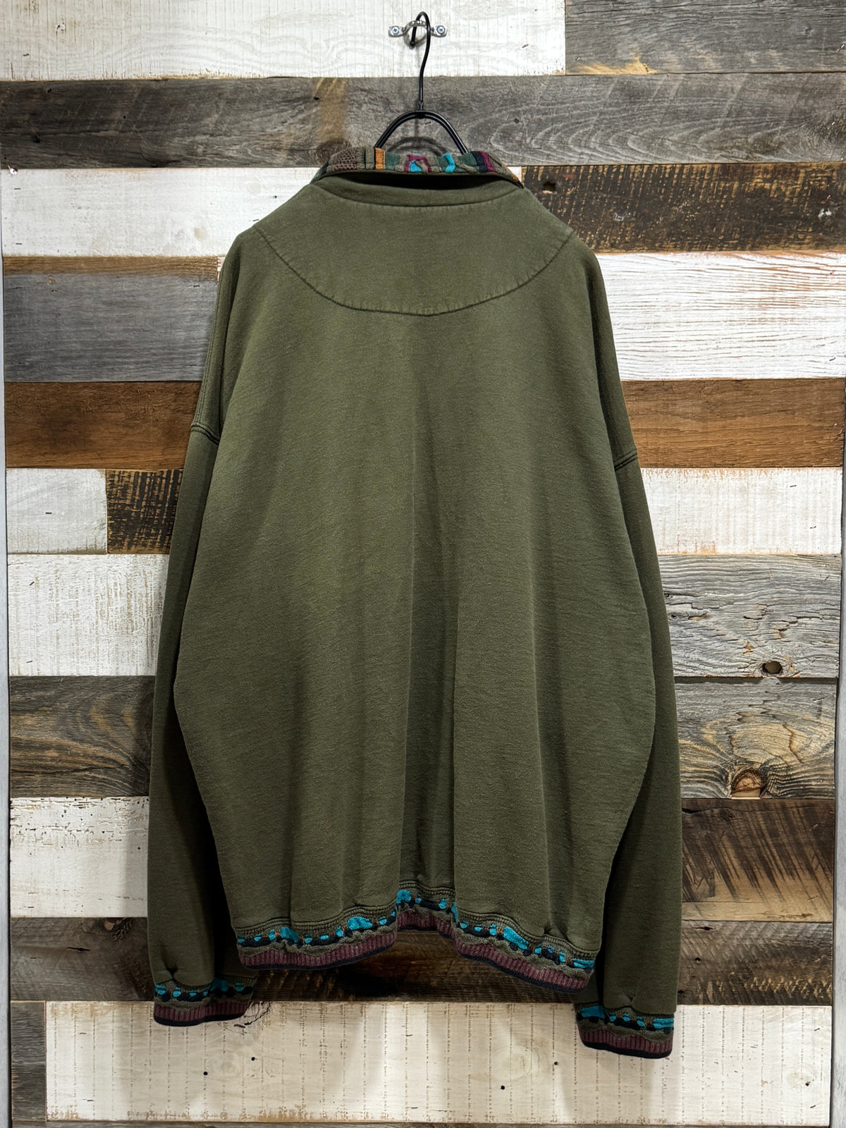 Bachrach 3D Knit Trim Half-Zip Pullover Sweatshirt
