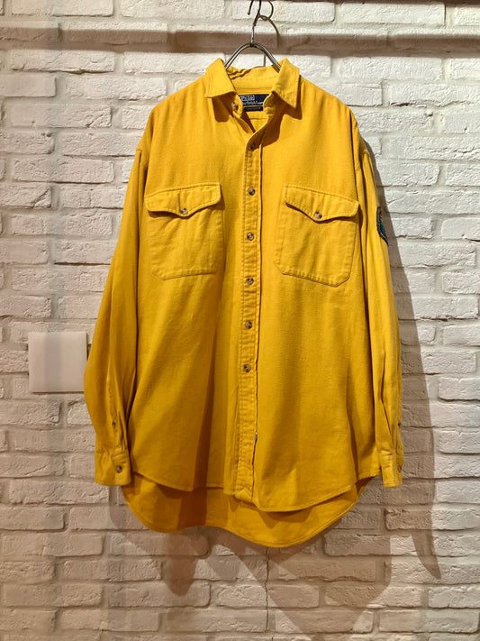 "Polo by Ralph Lauren" Old Color Flannel Shirt
