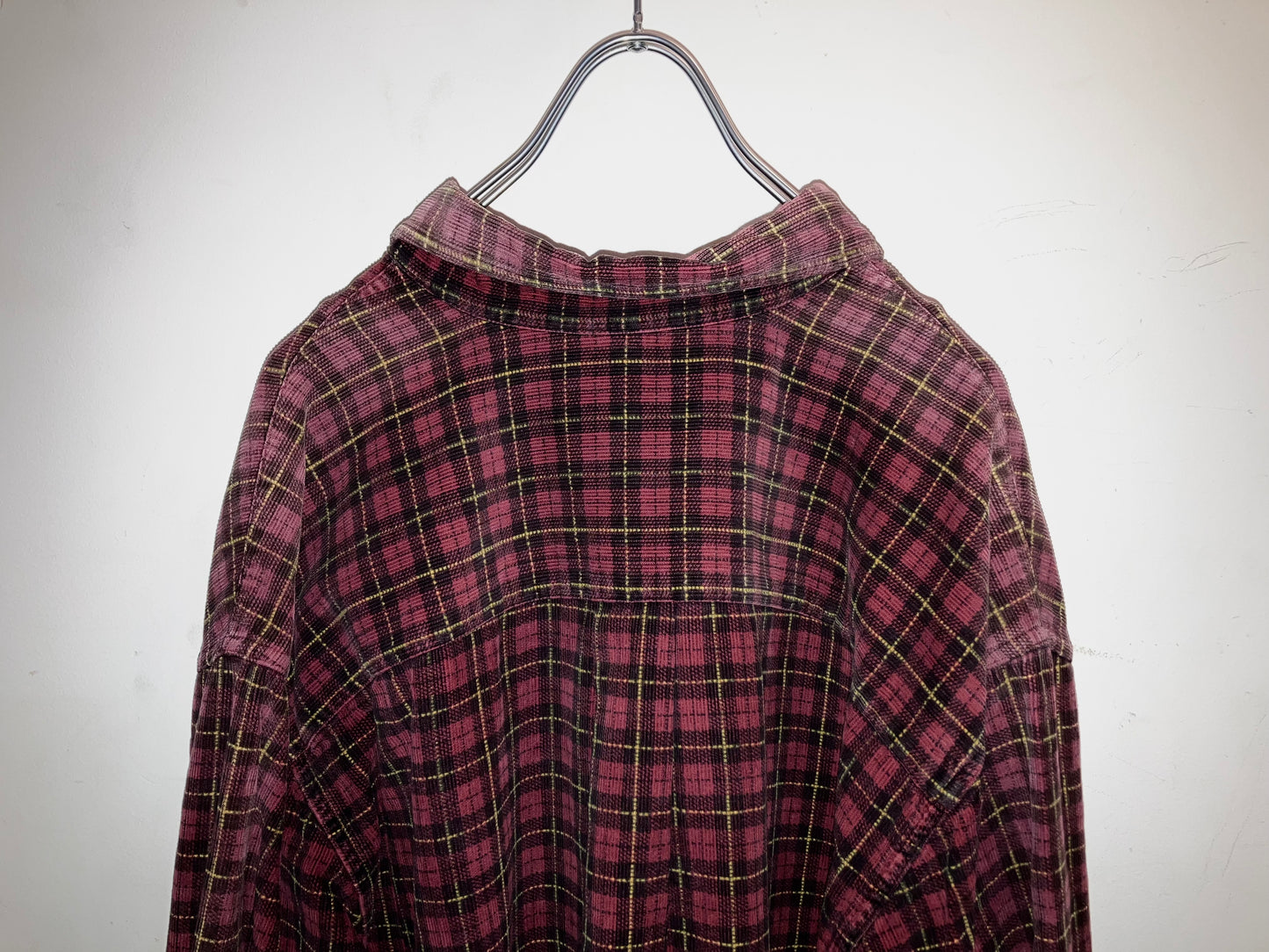 "Eddie Bauer" 00s Couduroy Check Shirt
