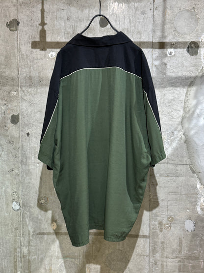 00s Vintage Rayon Colorblock Shirt