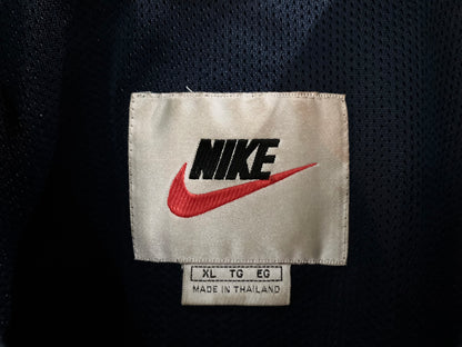 "NIKE" Old Rubber Coating Pollover Tops