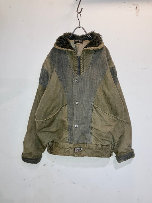 Vintage Oversized Design Bomber JKT