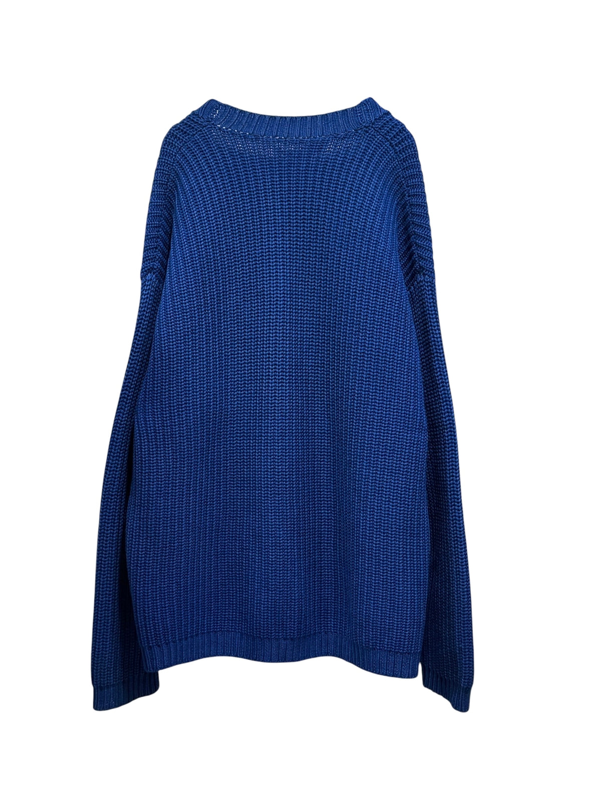 Vintage Pure Wool Royal Blue Cardigan