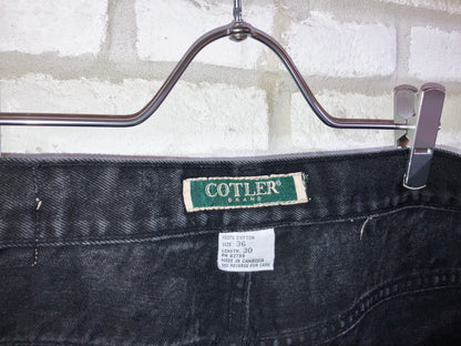 "COTLER" Old Wide Denim Pants