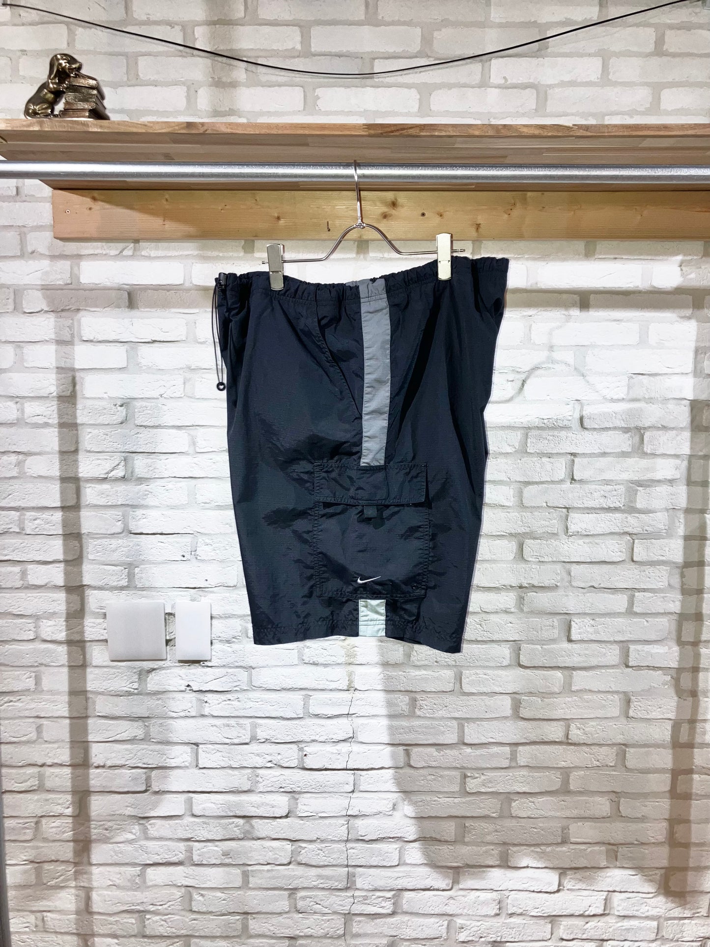"NIKE" 00s Super Wide Nylon Shorts