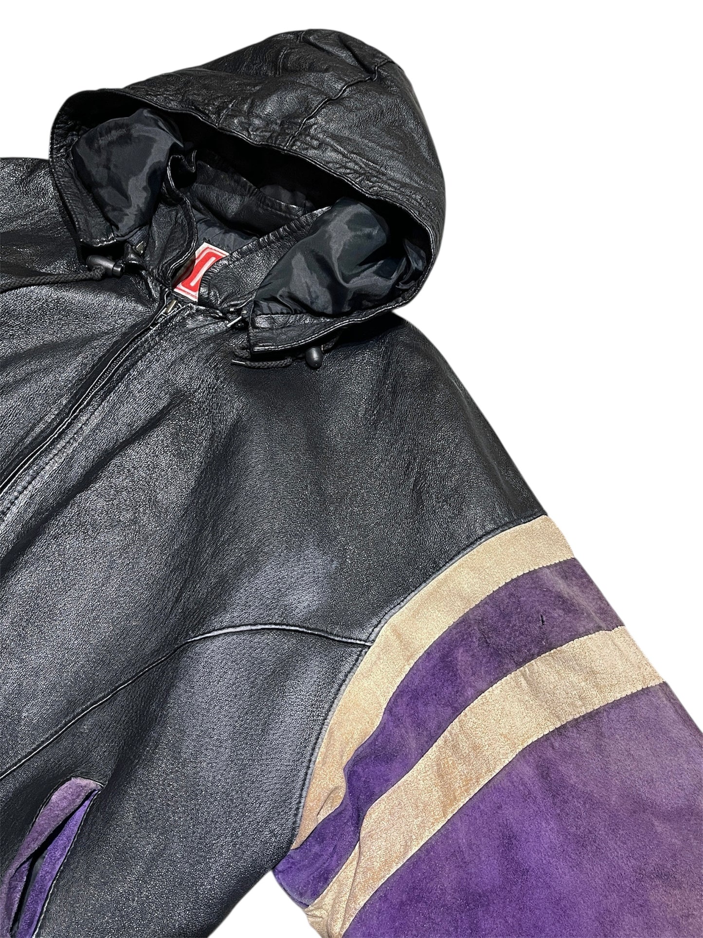 Old leather team jacket