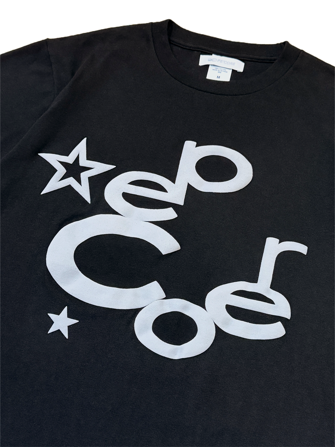 FOAM LOGO TEE (BLACK)