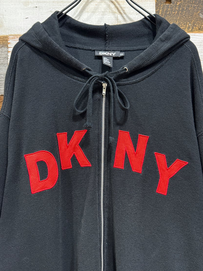 00s DKNY SS Zip-up Boxy Hoodie