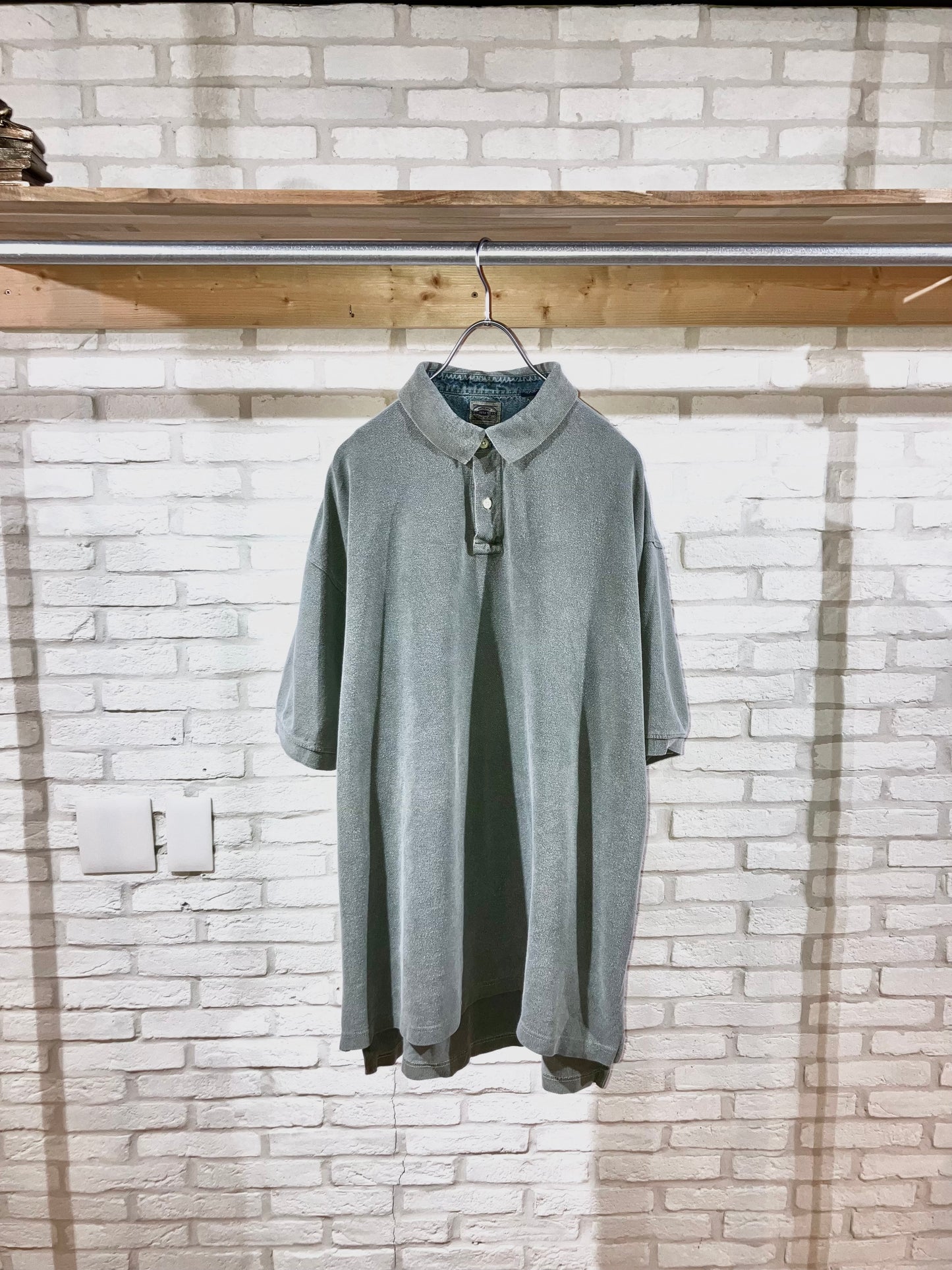 Old Garment dye Polo Shirt