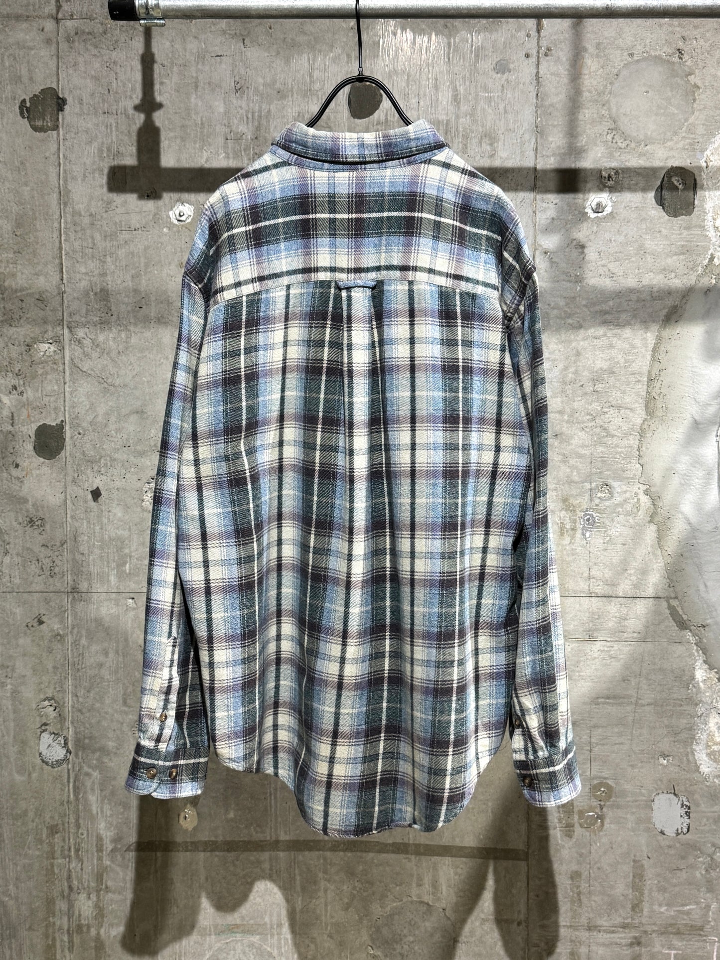 00s Vintage Cotton Plaid Shirt