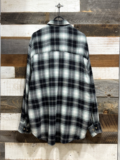 Old Flannel Plaid Shirt