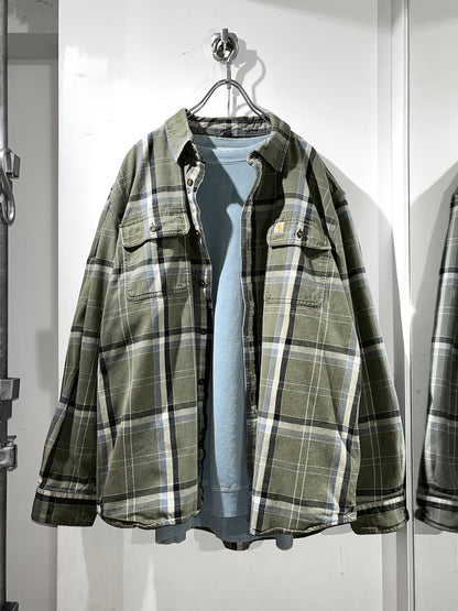 carhartt cotton check shirt