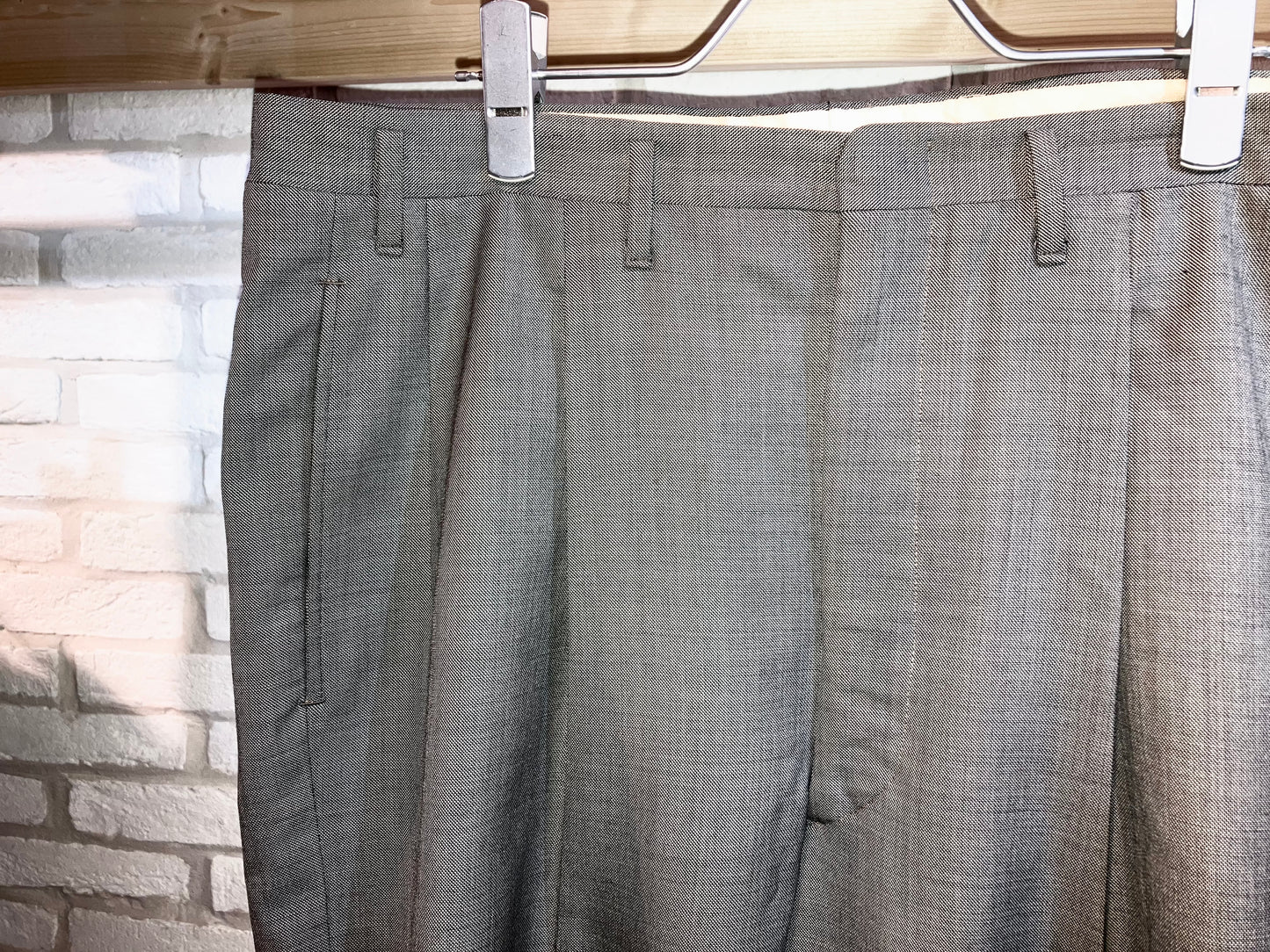 Vintage Wool Wide Slacks