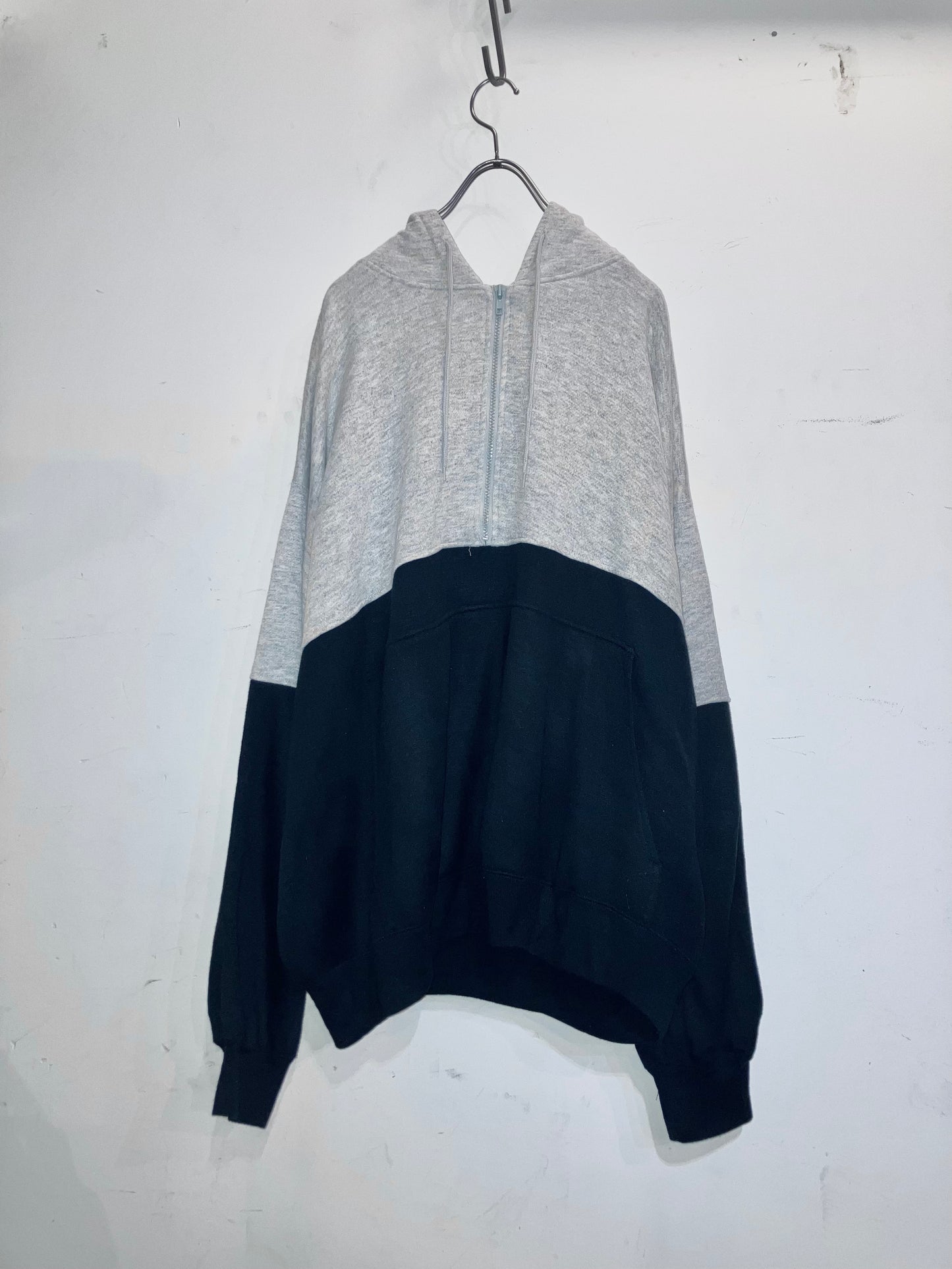 Old Oversized Half Zip Hoodie