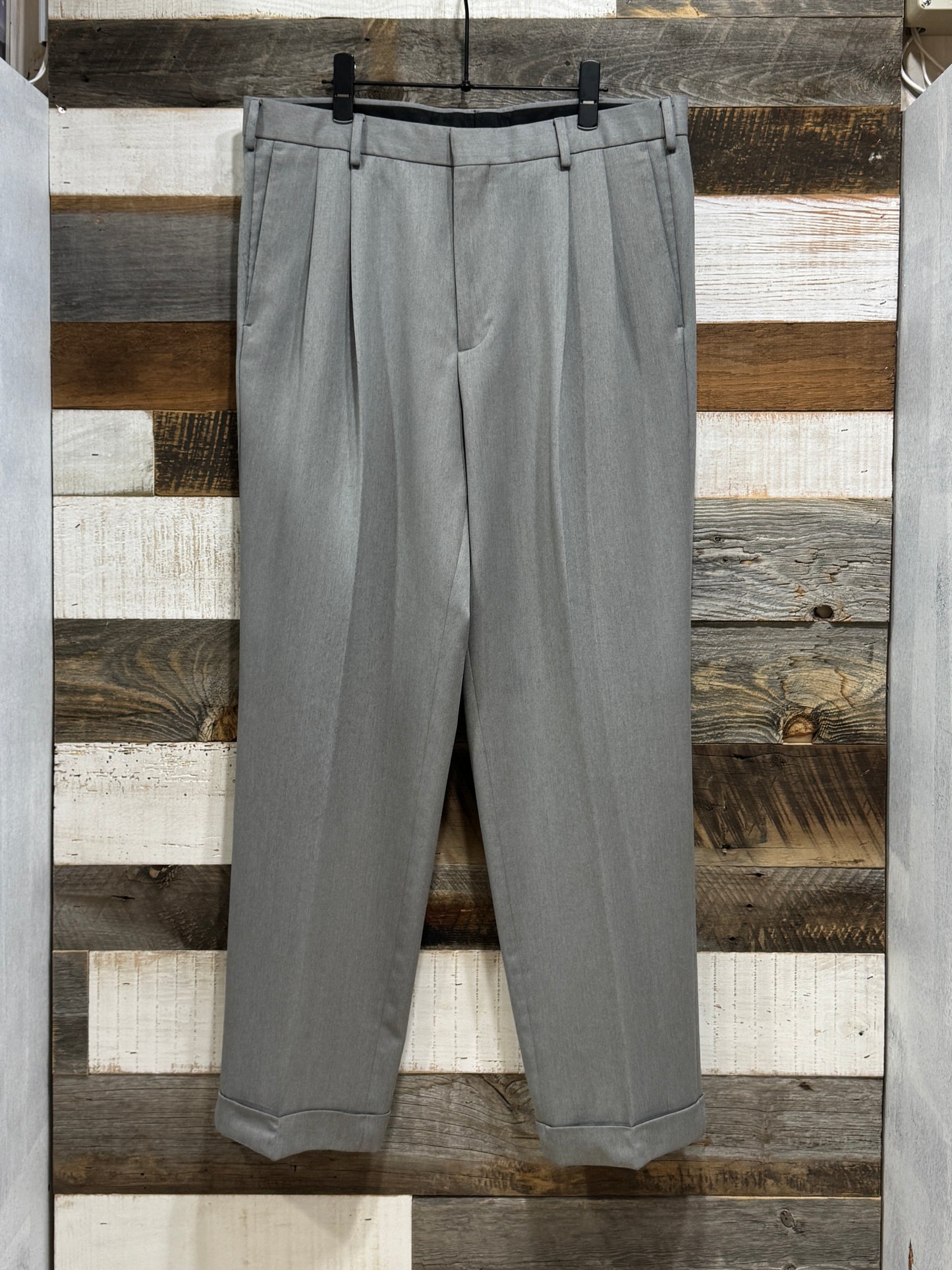 Dockers Grey Tuck Slacks