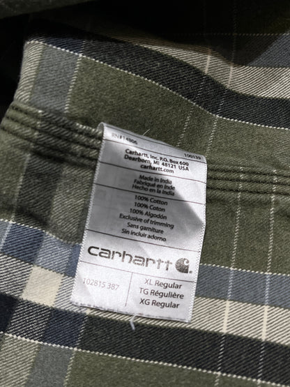 carhartt cotton check shirt