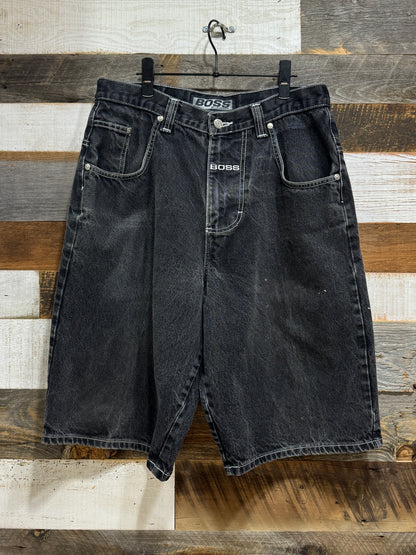 Old Boss Baggy Denim Shorts