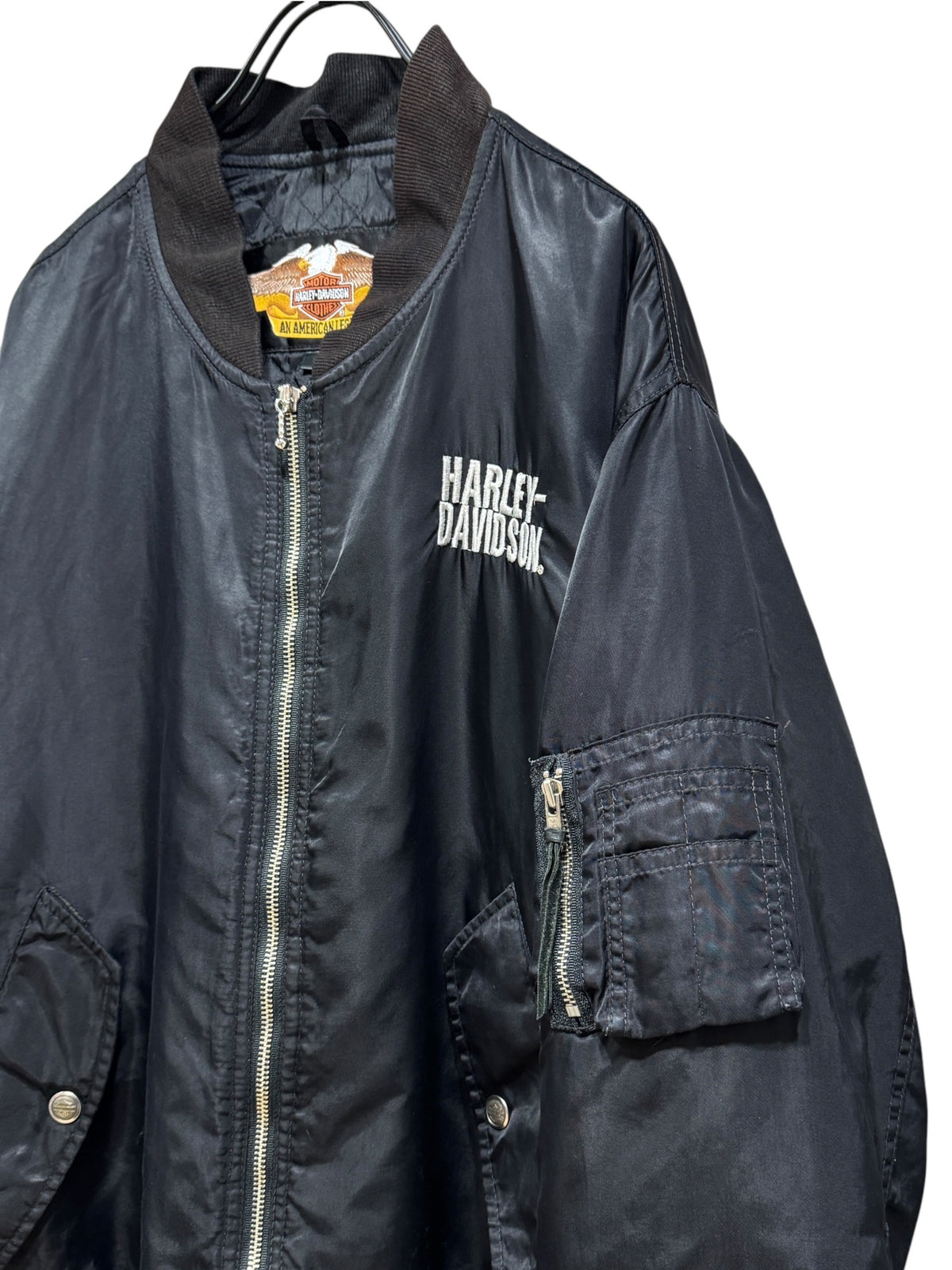 Old Harley Davidson Bomber Jacket