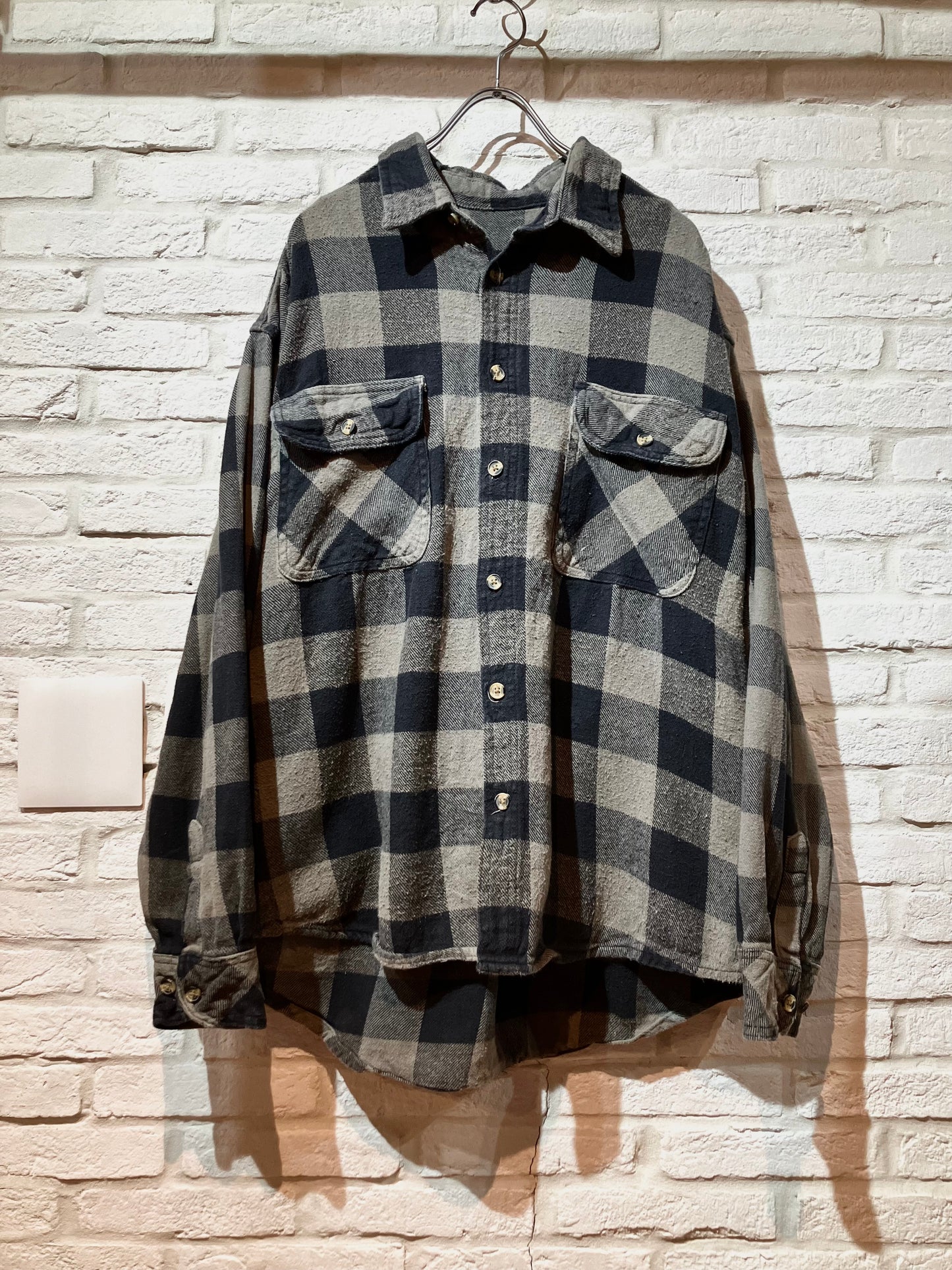00s Heavy Flannel Check Shirt