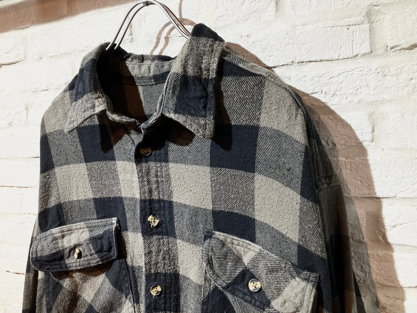 00s Heavy Flannel Check Shirt