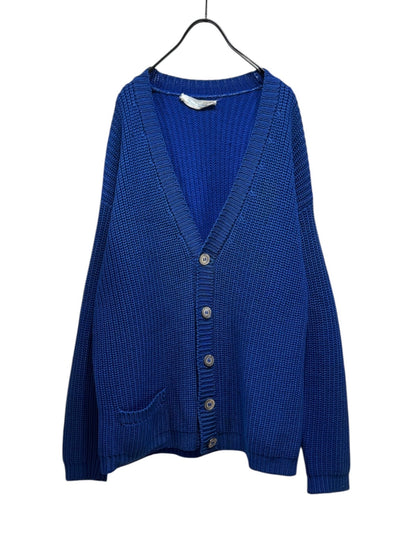 Vintage Pure Wool Royal Blue Cardigan