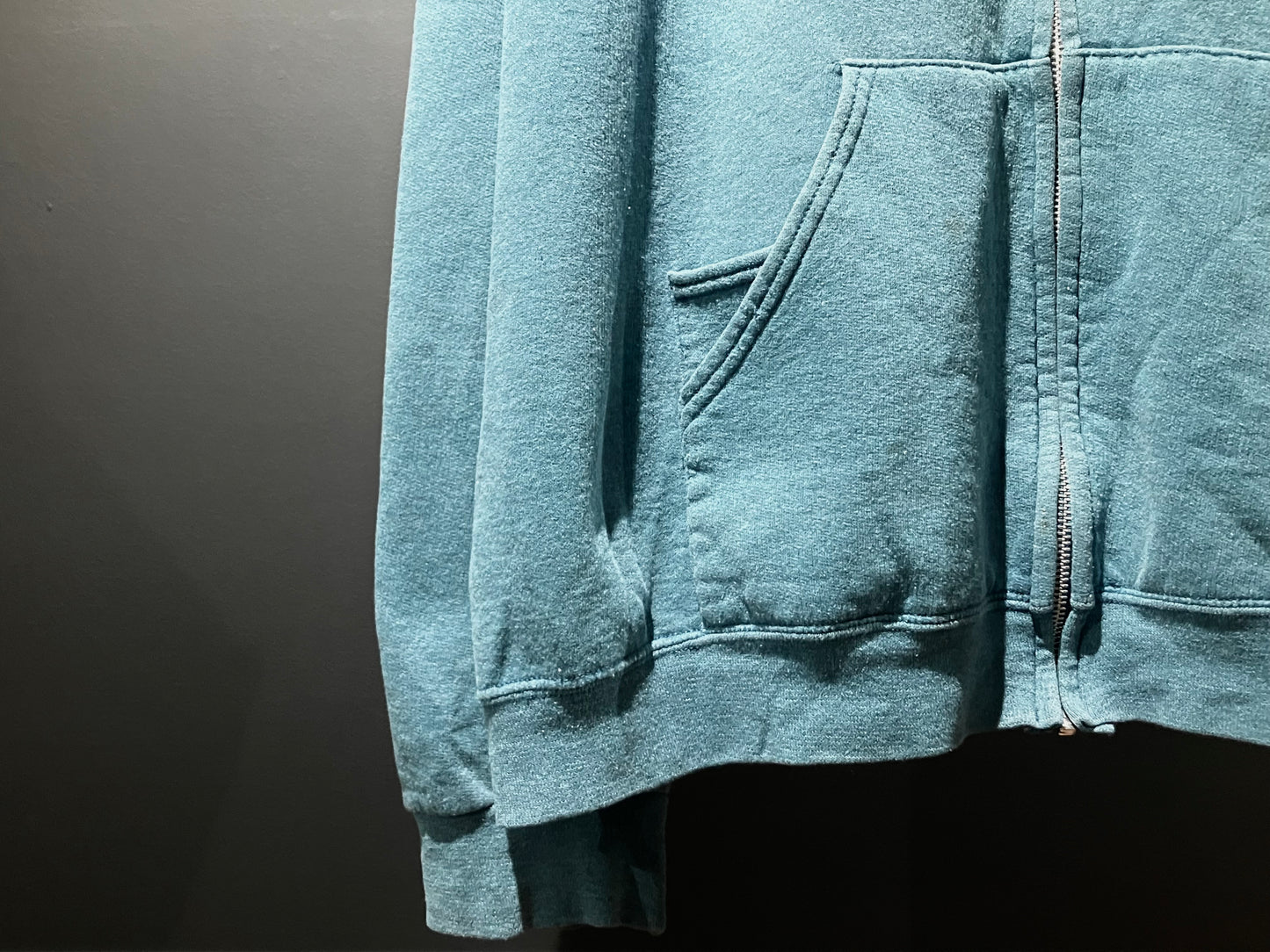 00s Oversized Design Zip Hoodie