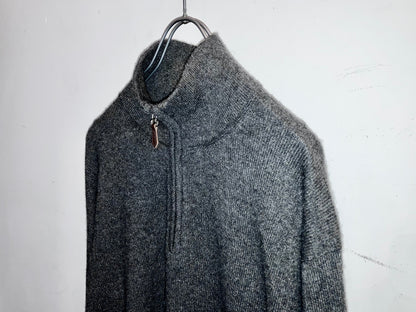 00s Half Zip Cashmere Knit