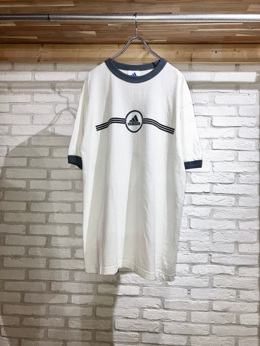 "adidas" Old Printed Ringer Tee