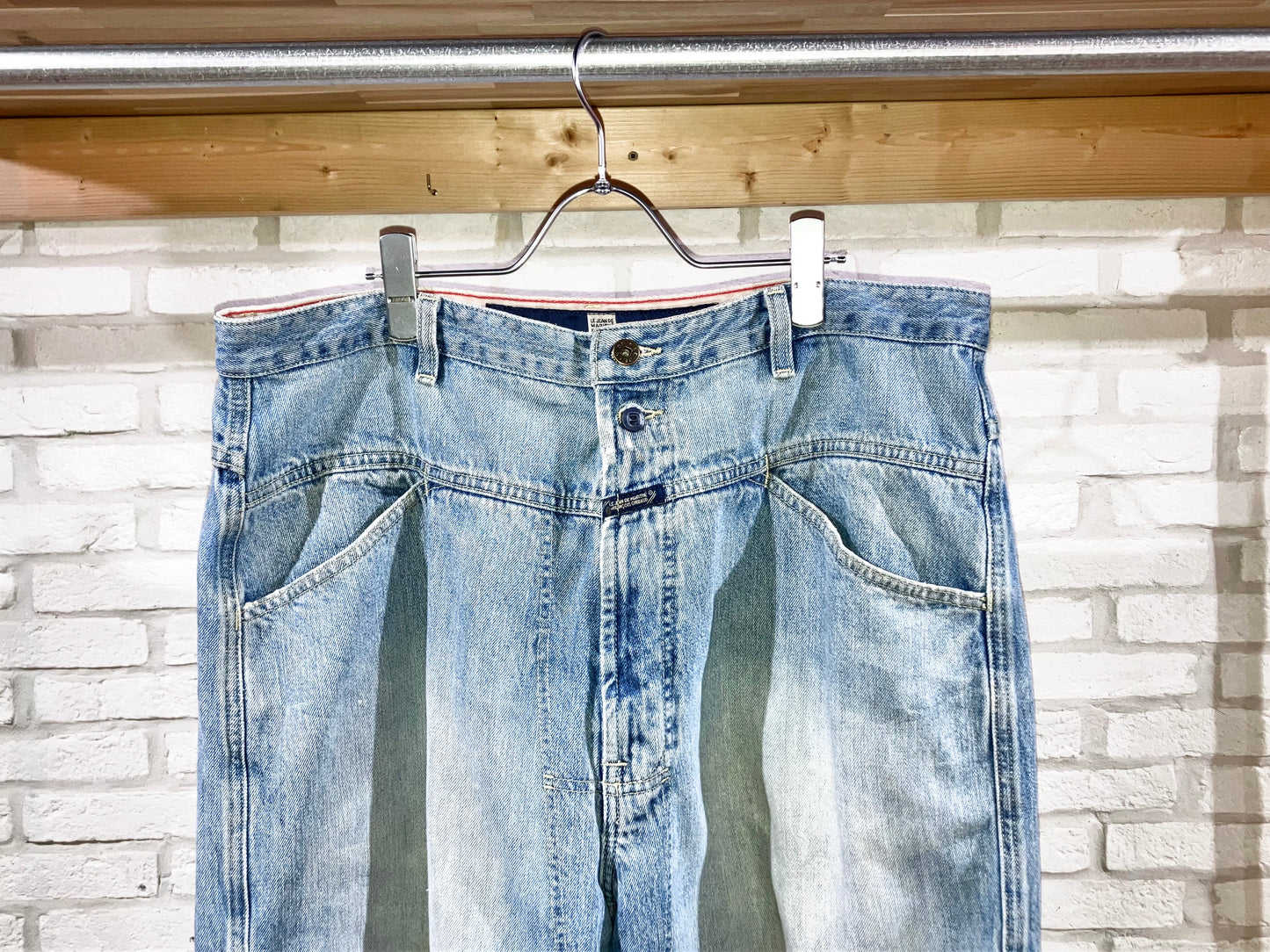 "MARITHE + FRANCOIS GIRBAUD" Old Design Wide Denim Pants