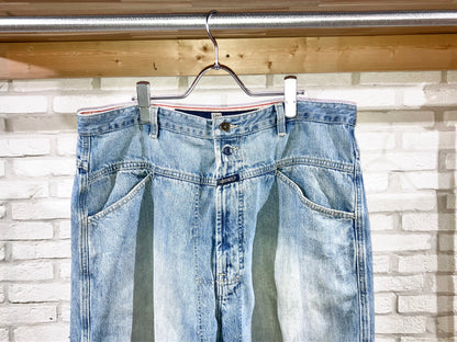 "MARITHE + FRANCOIS GIRBAUD" Old Design Wide Denim Pants